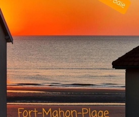 L Îlot de la Baie, super studio 4p face à la mer, parking gratuit, wifi, classé 2 étoiles à Fort Mahon Plage, Baie de Somme